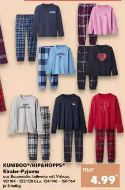 Kaufland KUNIBOO /HIP&HOPPS Kinder-Pyjama Angebot