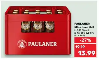 Kaufland Paulaner Münchner Hell Angebot