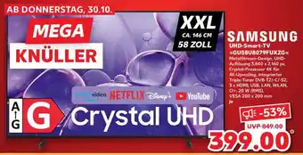 Kaufland SAMSUNG UHD-Smart-TV GU58U8079FUXZG Angebot