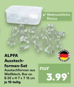 Kaufland ALPFA Ausstechformen-Set Angebot