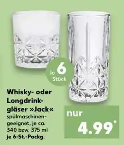 Kaufland Whisky- oder Longdrinkgläser Jack Angebot