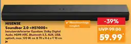 Kaufland Soundbar 2.0 HS1000 Angebot