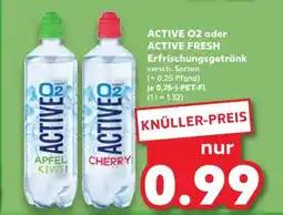 Kaufland ACTIVE O2 oder ACTIVE FRESH Erfrischungsgetränk Angebot
