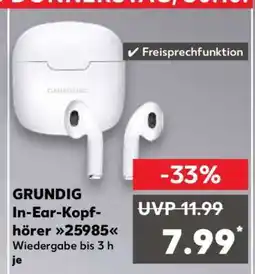 Kaufland GRUNDIG In-Ear-Kopfhörer 25985 Angebot