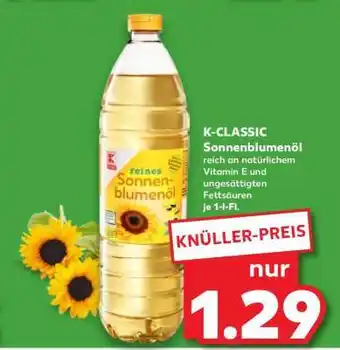 Kaufland K-CLASSIC Sonnenblumenöl Angebot