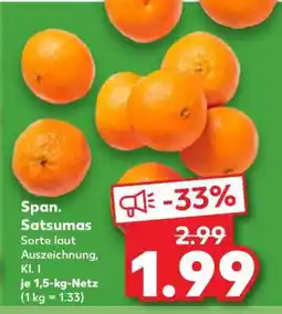 Kaufland Span. Satsumas Angebot