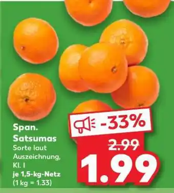 Kaufland Span. Satsumas Angebot