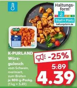 Kaufland K-PURLAND Würz-gulasch Angebot