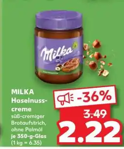 Kaufland MILKA Haselnusscreme Angebot