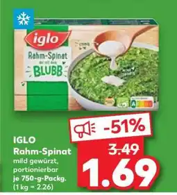 Kaufland IGLO Rahm- Spinat Angebot