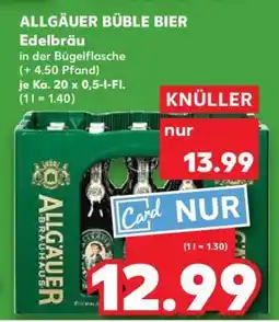 Kaufland Allgäuer Büble Bier Angebot