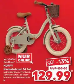Kaufland HUFFY Kinderfahrrad 14 Zoll Angebot