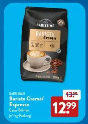 Aldi Süd Barista Crema/Espresso Angebot