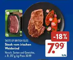Aldi Süd Steak vom irischen Weiderind Angebot