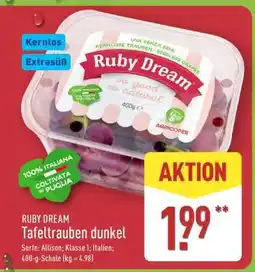 Aldi Nord RUBY DREAM Tafeltrauben dunkel Angebot