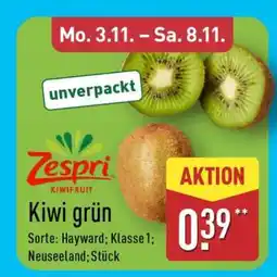 Aldi Nord Kiwi grün Angebot