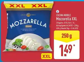Aldi Nord CUCINA NOBILE Mozzarella XXL Angebot