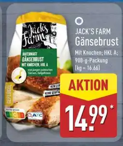 Aldi Nord JACK'S FARM Gänsebrust Angebot