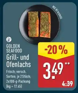 Aldi Nord GOLDEN SEAFOOD Grill- und Ofenlachs Angebot