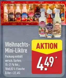 Aldi Nord Weihnachts-Mini-Liköre Angebot