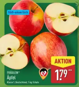 Aldi Nord FRÄULEIN Apfel Angebot