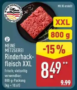 Aldi Nord MEINE METZGEREI Rinderhackfleisch XXL Angebot