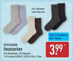 Aldi Nord UP2FASHION Haussocken Angebot