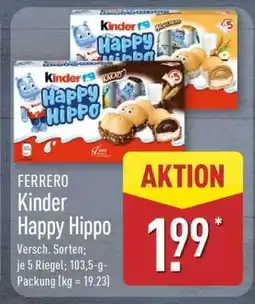 Aldi Nord kinder Happy Hippo Angebot
