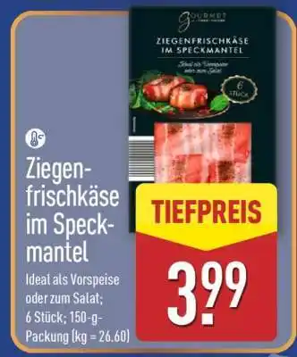 Aldi Nord Ziegenfrischkäse im Speckmantel Angebot