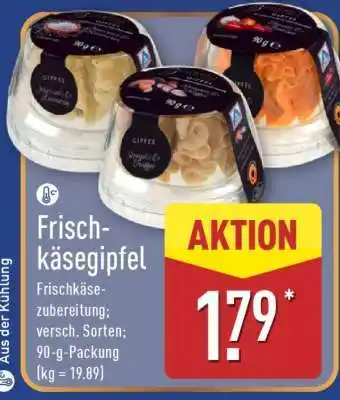 Aldi Nord Frischkäsegipfel Angebot