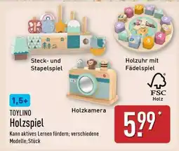 Aldi Nord TOYLINO Holzspiel Angebot