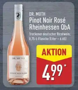 Aldi Nord DR. MUTH Pinot Noir Rosé Rheinhessen QbA Angebot