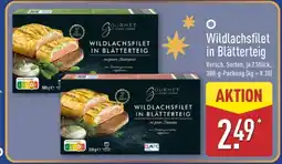 Aldi Nord Wildlachsfilet in Blätterteig Angebot