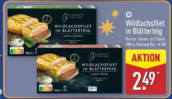 Aldi Nord Wildlachsfilet in Blätterteig Angebot