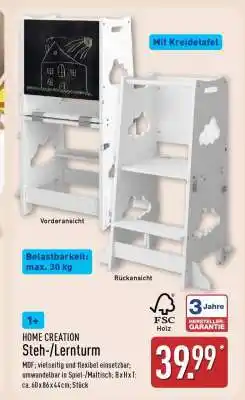 Aldi Nord HOME CREATION Steh-/Lernturm Angebot