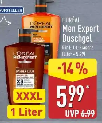 Aldi Nord L'ORÉAL Men Expert Duschgel Angebot