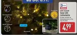 Aldi Nord HOME CREATION Solar-LED-Lichterkette Angebot