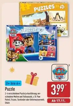 Aldi Nord Puzzle Angebot