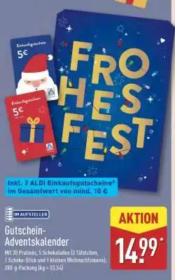 Aldi Nord Gutschein-Adventskalender Angebot