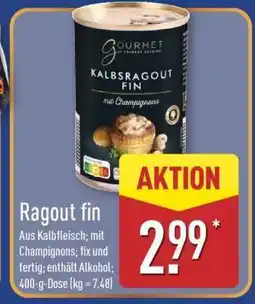Aldi Nord Ragout fin Angebot