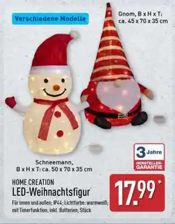 Aldi Nord HOME CREATION LED-Weihnachtsfigur Angebot