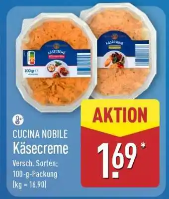 Aldi Nord CUCINA NOBILE Käsecreme Angebot