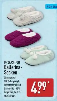 Aldi Nord UP2FASHION Ballerina-Socken Angebot