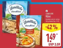 Aldi Nord LANDLIEBE Käse Angebot
