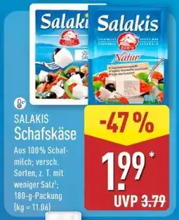 Aldi Nord SALAKIS Schafskäse Angebot