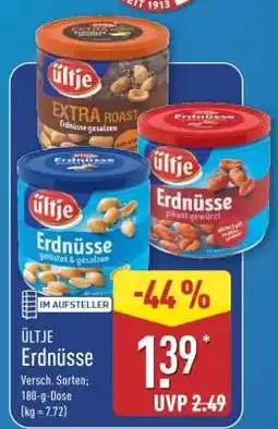 Aldi Nord ÜLTJE Erdnüsse Angebot