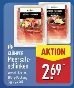 Aldi Nord KLÜMPER Meersalzschinken Angebot
