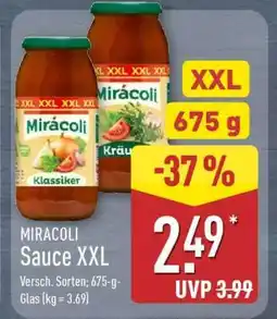 Aldi Nord MIRÁCOLI Sauce XXL Angebot