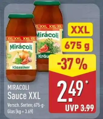 Aldi Nord MIRÁCOLI Sauce XXL Angebot