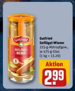 REWE GUTFRIED Geflügel-Wiener Angebot